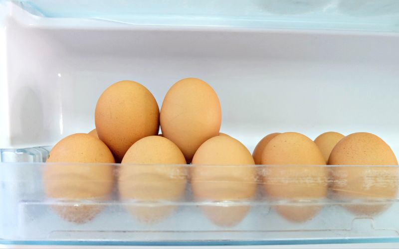 Room Temperature Eggs Back in the Fridge